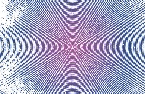 Grunge effect blue and pink color with fingerprint effect, grunge texture, Stock Illustration