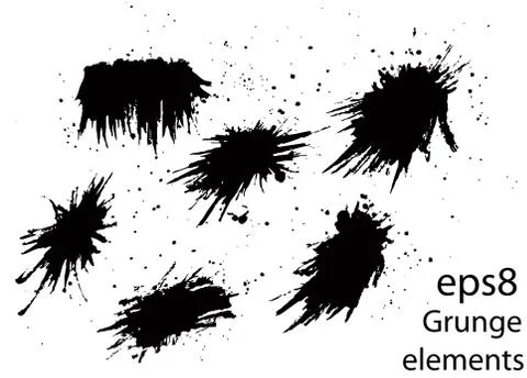 Grunge elements Stock Illustration