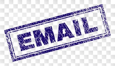 Grunge EMAIL Rectangle Stamp Stock Illustration