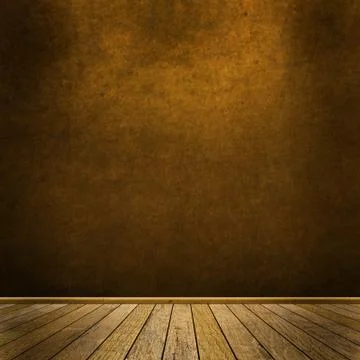 Grunge empty room interior Stock Illustration