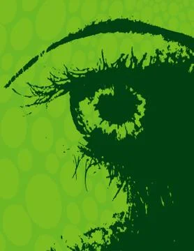 Grunge eyeball Illustration