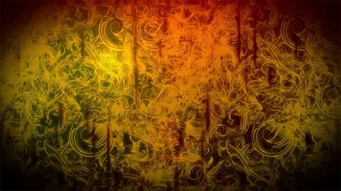 Grunge Filigrees 2 Stock Footage 74727965