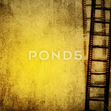 Grunge film frame effect Stock Photos