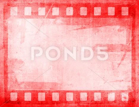 Grunge film frame effect Stock Photos
