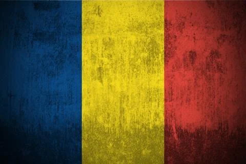 Grunge Flag Of Chad Stock Illustration