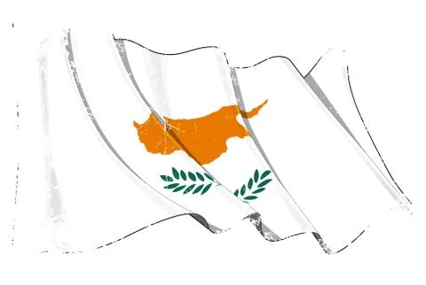 Grunge Flag of Cyprus Stock Illustration