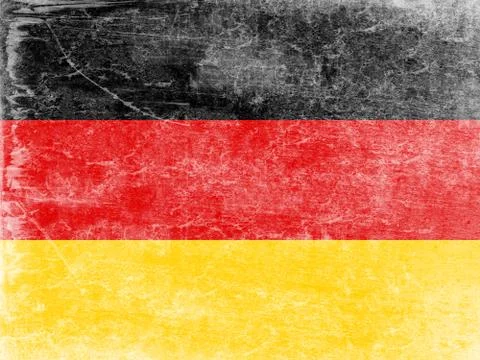 Grunge flag of Germany. Иллюстрация