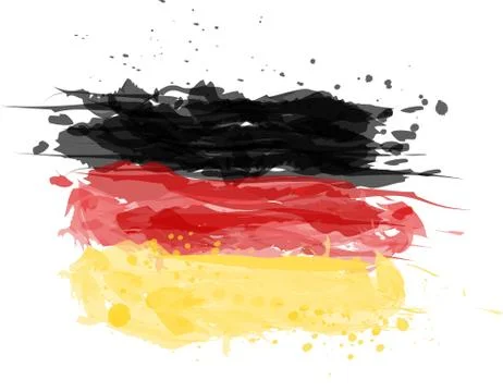Grunge flag of Germany Stock Illustration