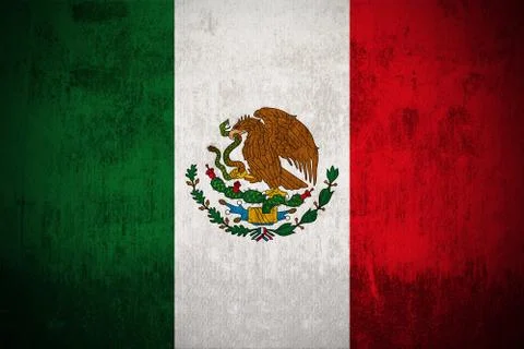 Grunge Flag Of Mexico Stock Illustration