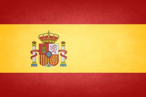 Grunge Flag Of Spain Stock Illustration