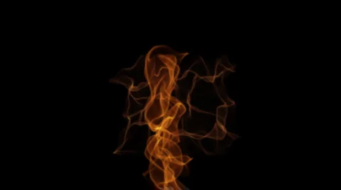 Grunge Flame or Fire Stock Footage 6732025