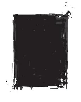 Grunge Frame - Black Stock Illustration