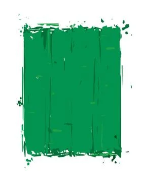 Grunge Frame - Green Stock Illustration
