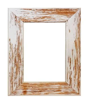 Grunge frame Grunge rectangular photo frame isolated on white Copyright: x... Stock Photos