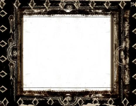 Grunge frame Illustrazione stock