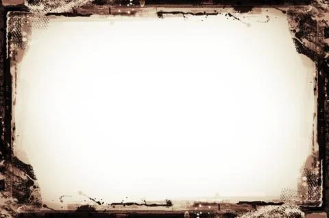 Grunge frame Illustrazione stock