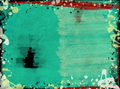 Grunge frame Stock Illustration