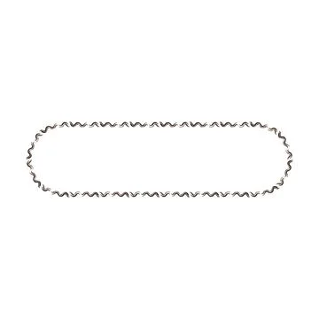 Grunge frame rectangle wave outline elongated texture element border shape .. Stock Illustration