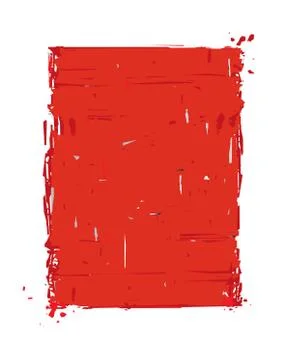 Grunge Frame - Red Stock Illustration