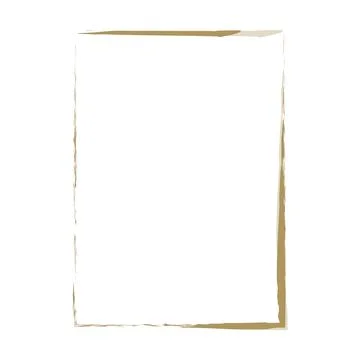 Grunge frame shape icon, vertical rectangle decorative vintage border doodle 스톡 일러스트