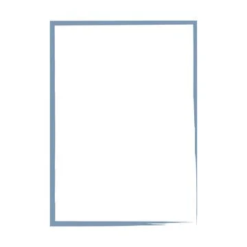Grunge frame shape icon, vertical rectangle decorative vintage border doodle イラスト素材