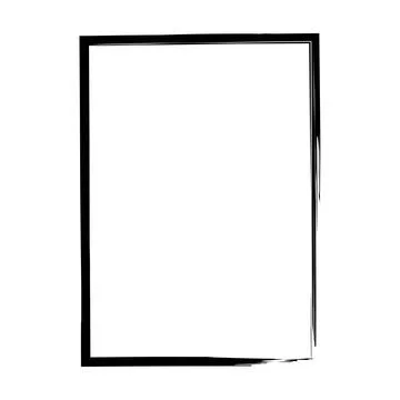 Grunge frame shape icon, vertical rectangle decorative vintage border doodl.. 스톡 일러스트