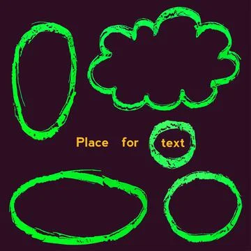 Grunge Frames Collection. Stock Illustration