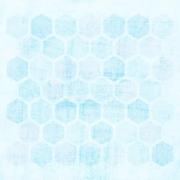 Grunge geometric hexagon pattern Stock Illustration