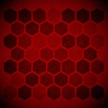 Grunge geometric hexagon pattern Stock Illustration