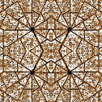 Grunge Geometric Intricate Seamless Pattern Design Stock Illustration
