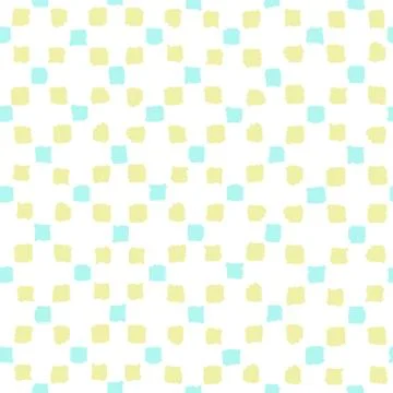 Grunge geometric seamless pattern. Stock Illustration