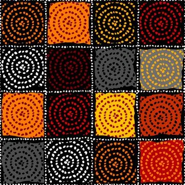 Grunge Geometric Vector Seamless Pattern made in ethnic style. African Stock Illustration