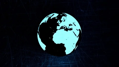 Grunge Globe Stock Footage 72999568