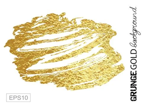 Grunge gold texture. Stock Illustration