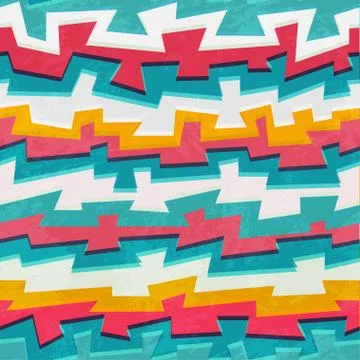 Grunge graffiti seamless pattern Stock Illustration