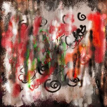 Grunge Graffiti Texture Stock-Illustration