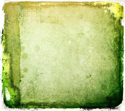 Grunge green abstract background Stock Illustration