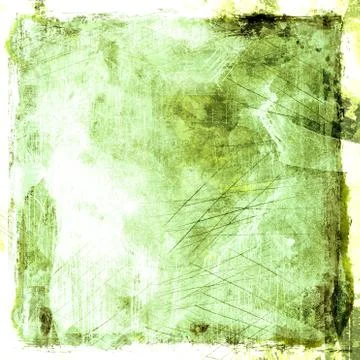 Grunge green abstract background Stock Illustration