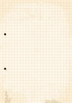 Grunge Grid Paper Sheet. Stock Illustration
