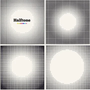 Grunge halftone background Stock Illustration