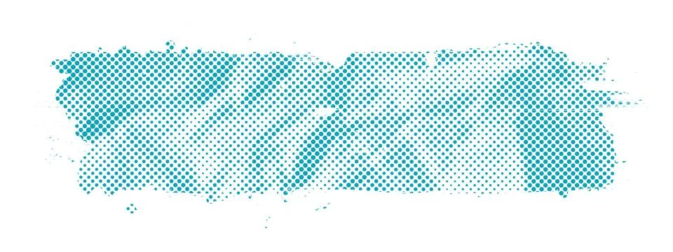 Grunge Halftone Dot Pattern Collage Paper Cut Out Texture Vector Brush Strokes 스톡 일러스트