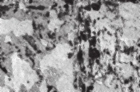 Grunge halftone dots background Stock Illustration