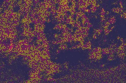 Grunge halftone dots background Stock Illustration