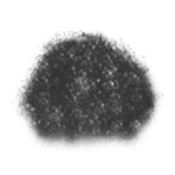 Grunge halftone drawing texture. Vector illustration Stock Illustration