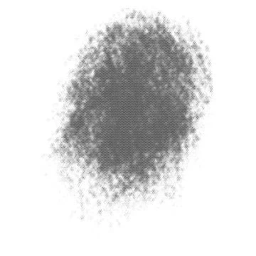 Grunge halftone drawing texture. Vector illustration Stock Illustration