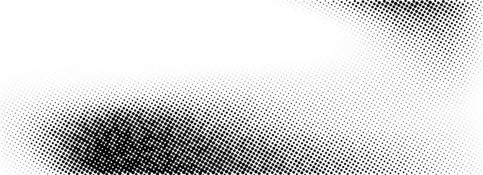 Grunge halftone gradient texture. Black pixelated grange backdrop. Damaged イラスト素材