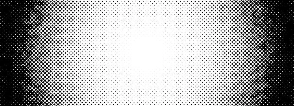 Grunge halftone radial gradient texture. Black pixel distress circle backdrop イラスト素材