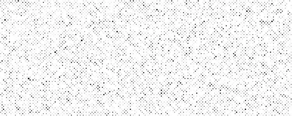 Grunge halftone texture. Comic pop art style spots and drops. Dirty white and Stock Illustration