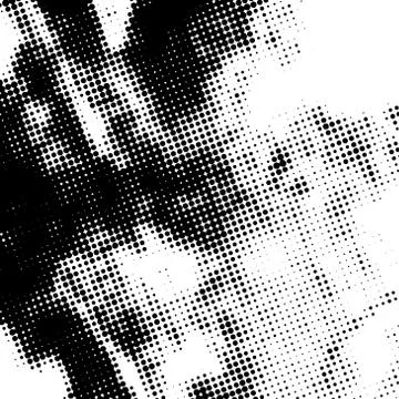 Grunge Halftone Texture Stock Illustration