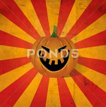 Grunge halloween background Stock Illustration